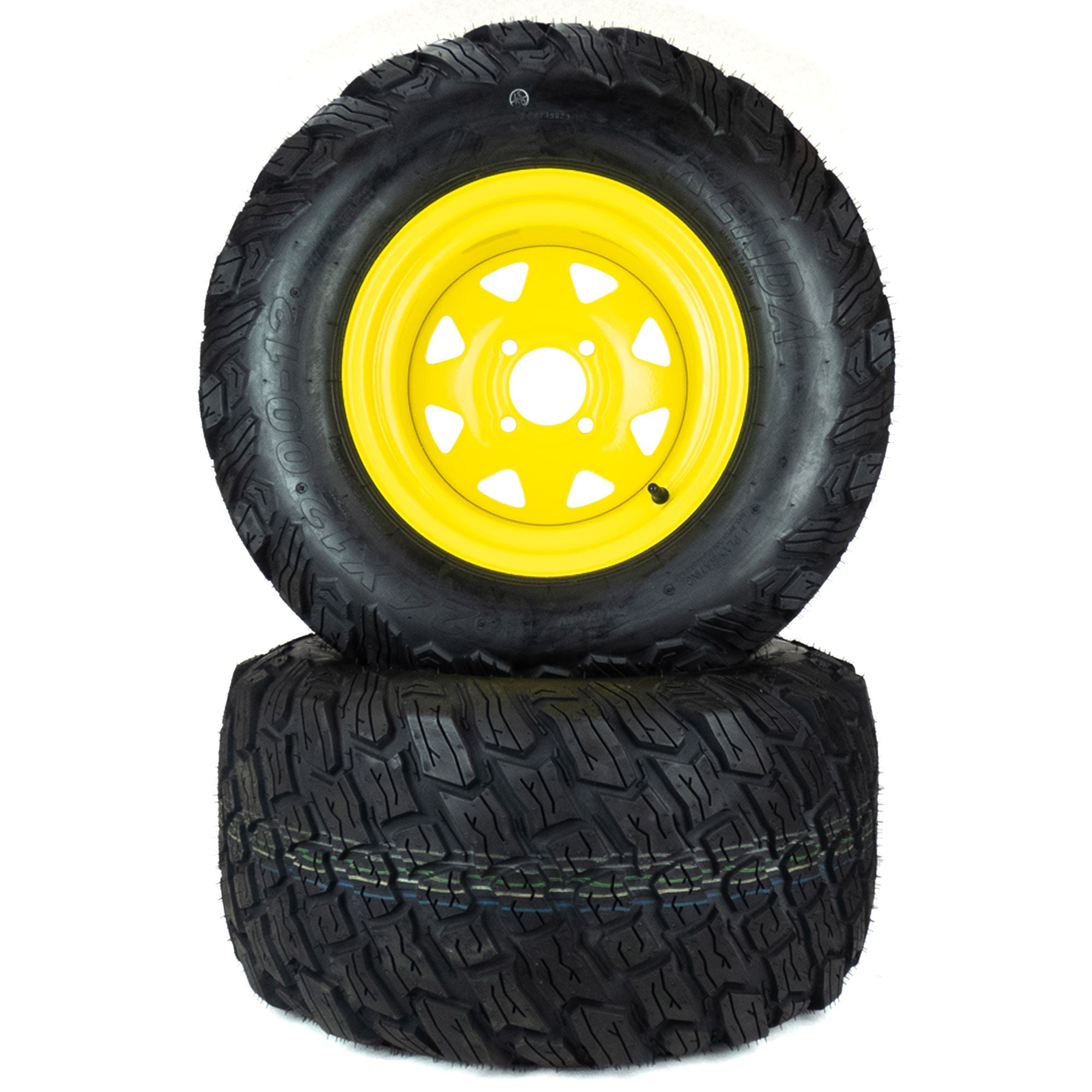 2) Reaper Turf Tire Assemblies 24x12.00-12 Fits John Deere ZTrak