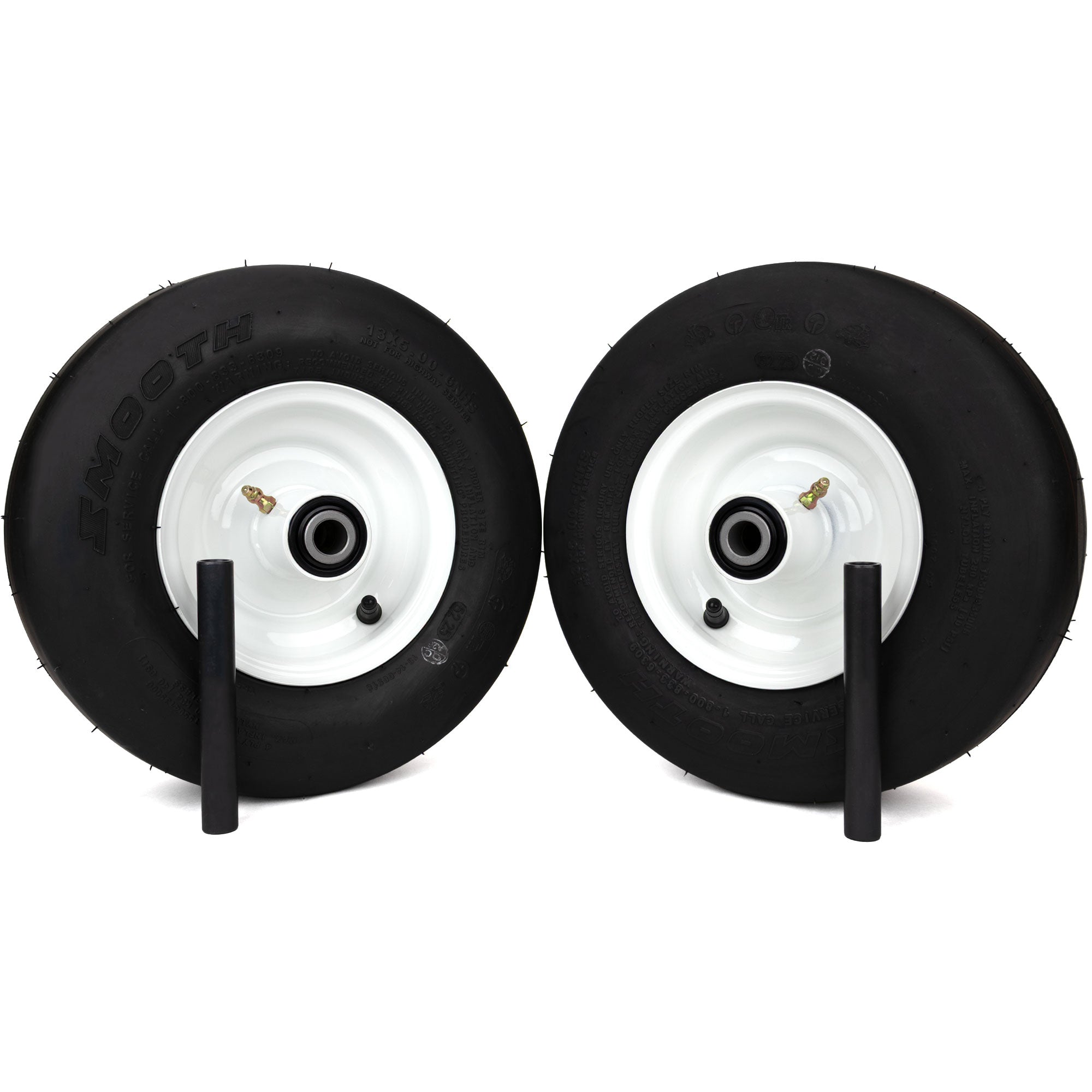 2) Pneumatic Tire Assemblies 13x5.00-6 Fits Exmark Lazer Z 1