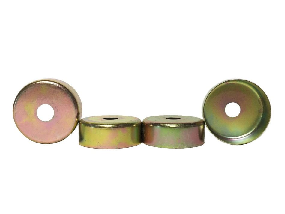 (4) Debris Shields for Caster Wheel Bearing Fits Multiple Brands