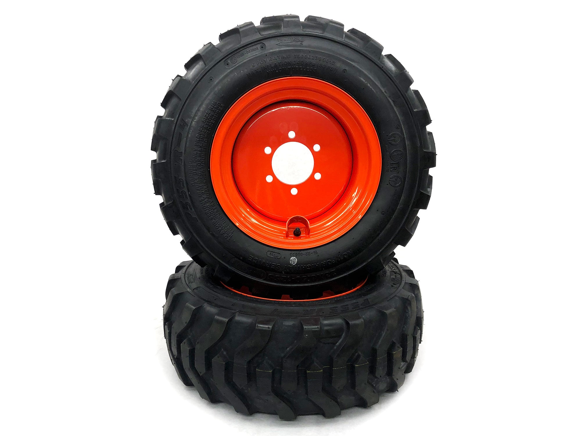 2) Industrial Tire Assemblies 23x8.50-12 Fits Kubota 6C300-50310