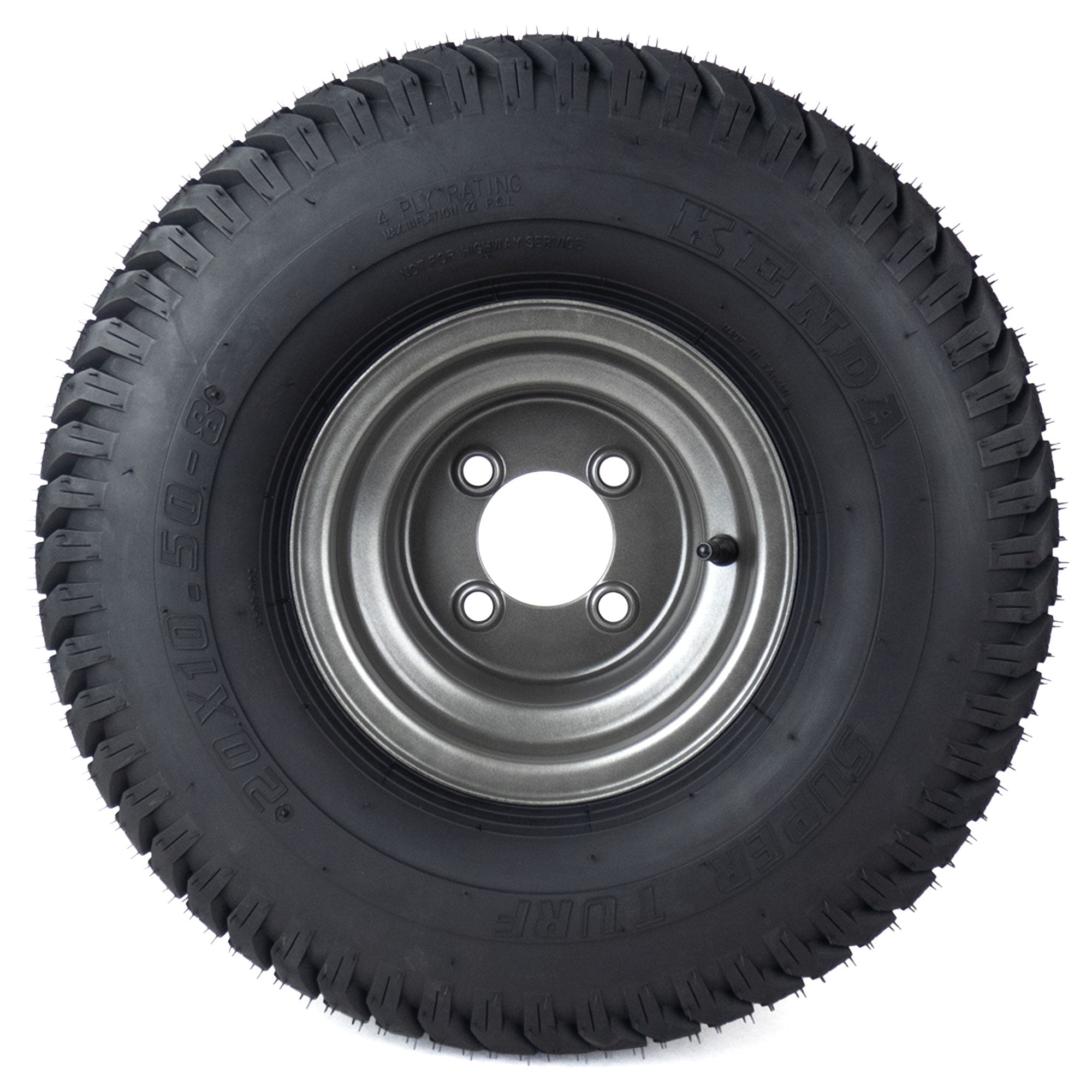 1) Super Turf Tire Assembly 20x10.50-8 Fits Toro GrandStand 48