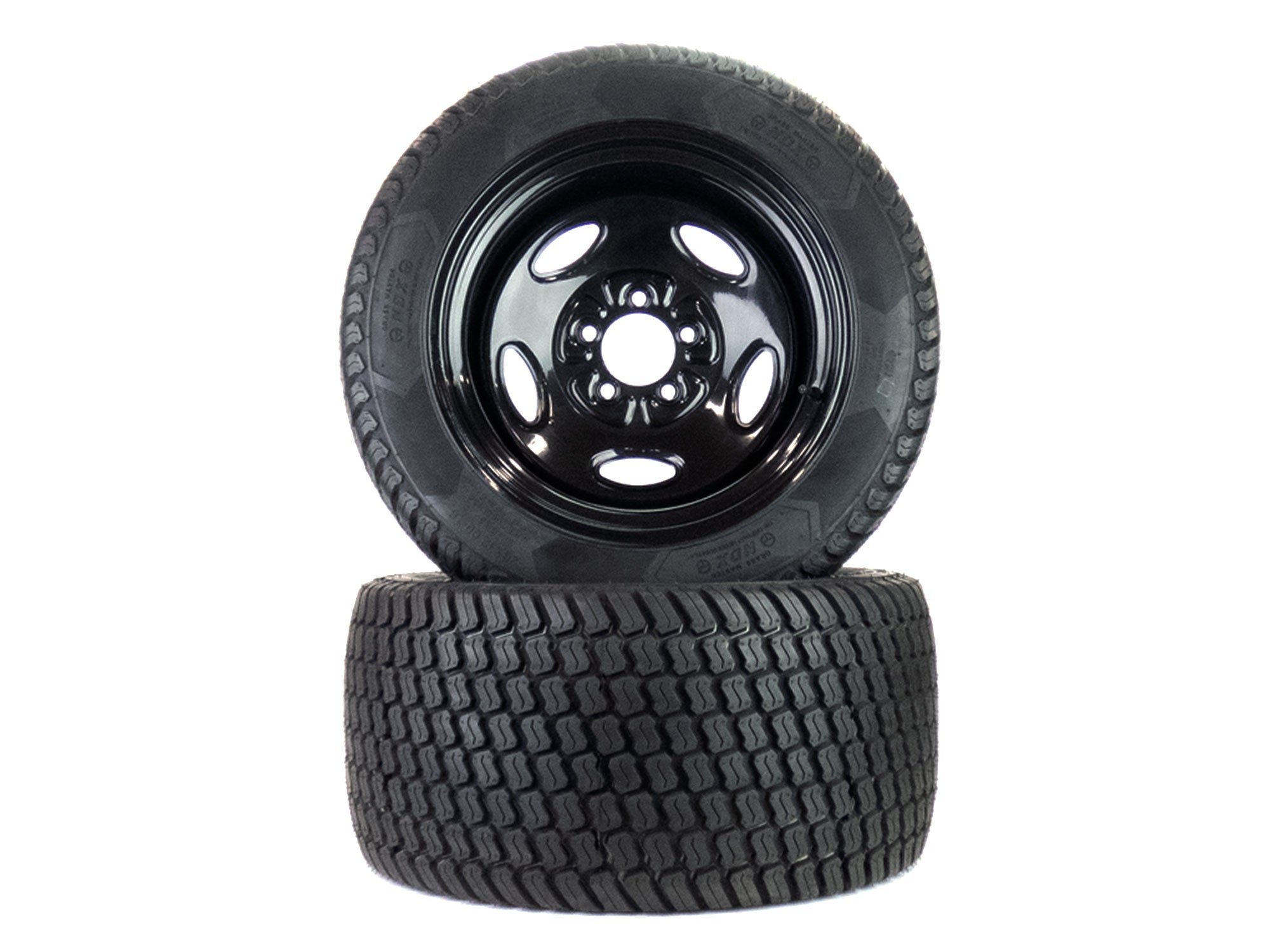 2) Flat Free Turf Tire Assemblies 26x12.00-12 Compatible With