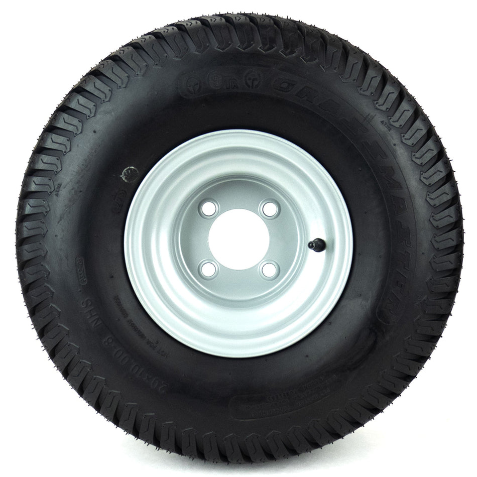 (1) Turf Tire Assembly 20x10.00-8 Fits Gravely Ariens ZT XL Zoom 48" 54" 07100513