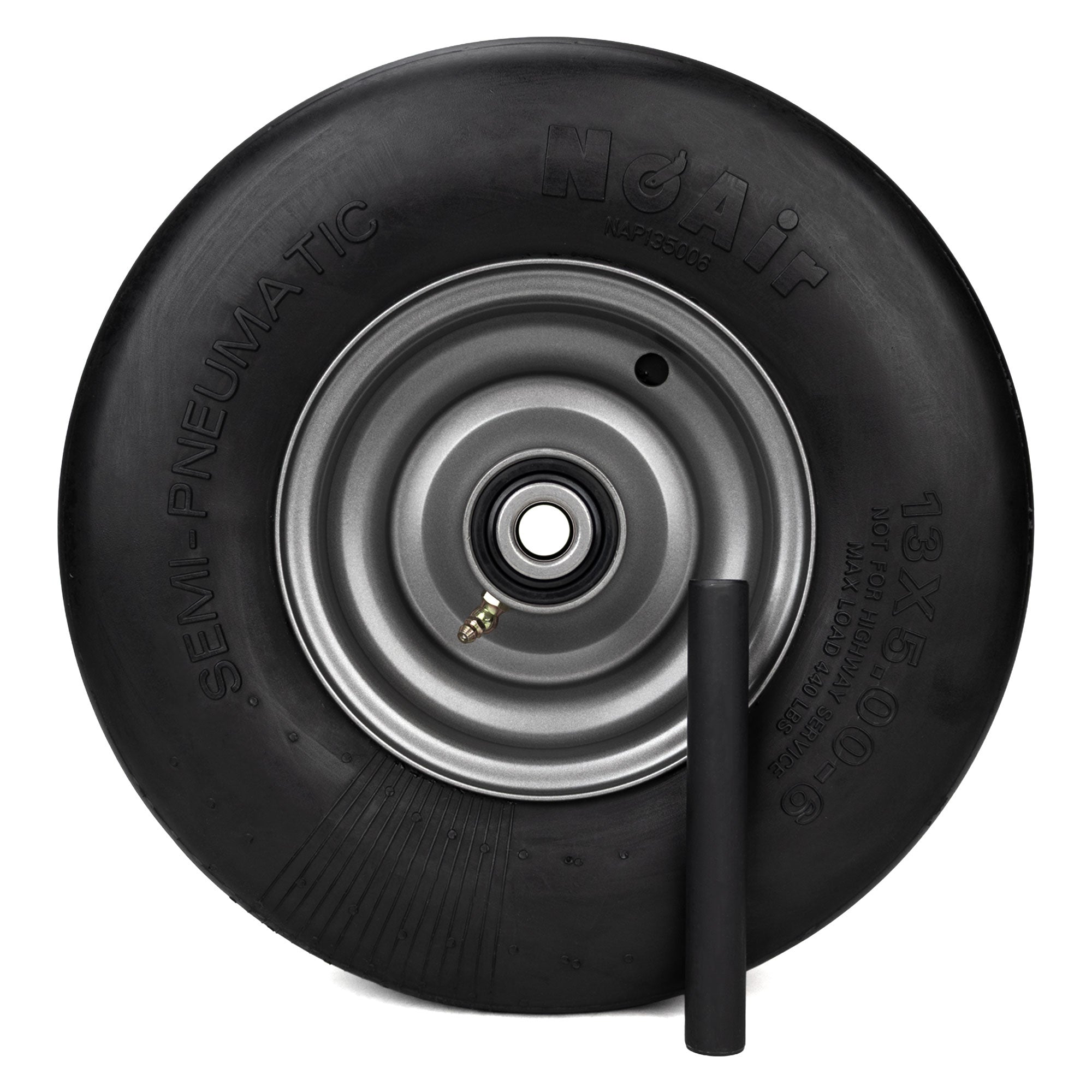 SIX-4-ONE Just One Way メロハーAOR NoAir® (2) Flat Free Tire Assemblies 13x6.50-6 Fits Exmark Lazer Z