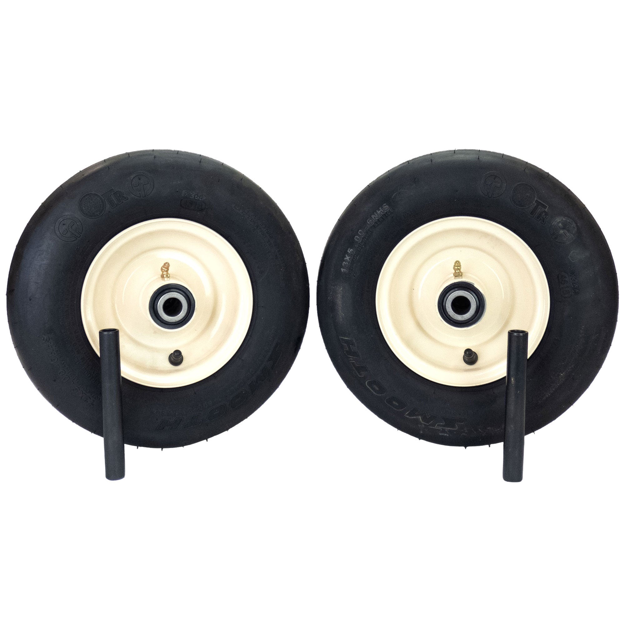 torame0324 2) Pneumatic Tire Assemblies 13x5.00-6 Fits Cub Cadet 634-04711