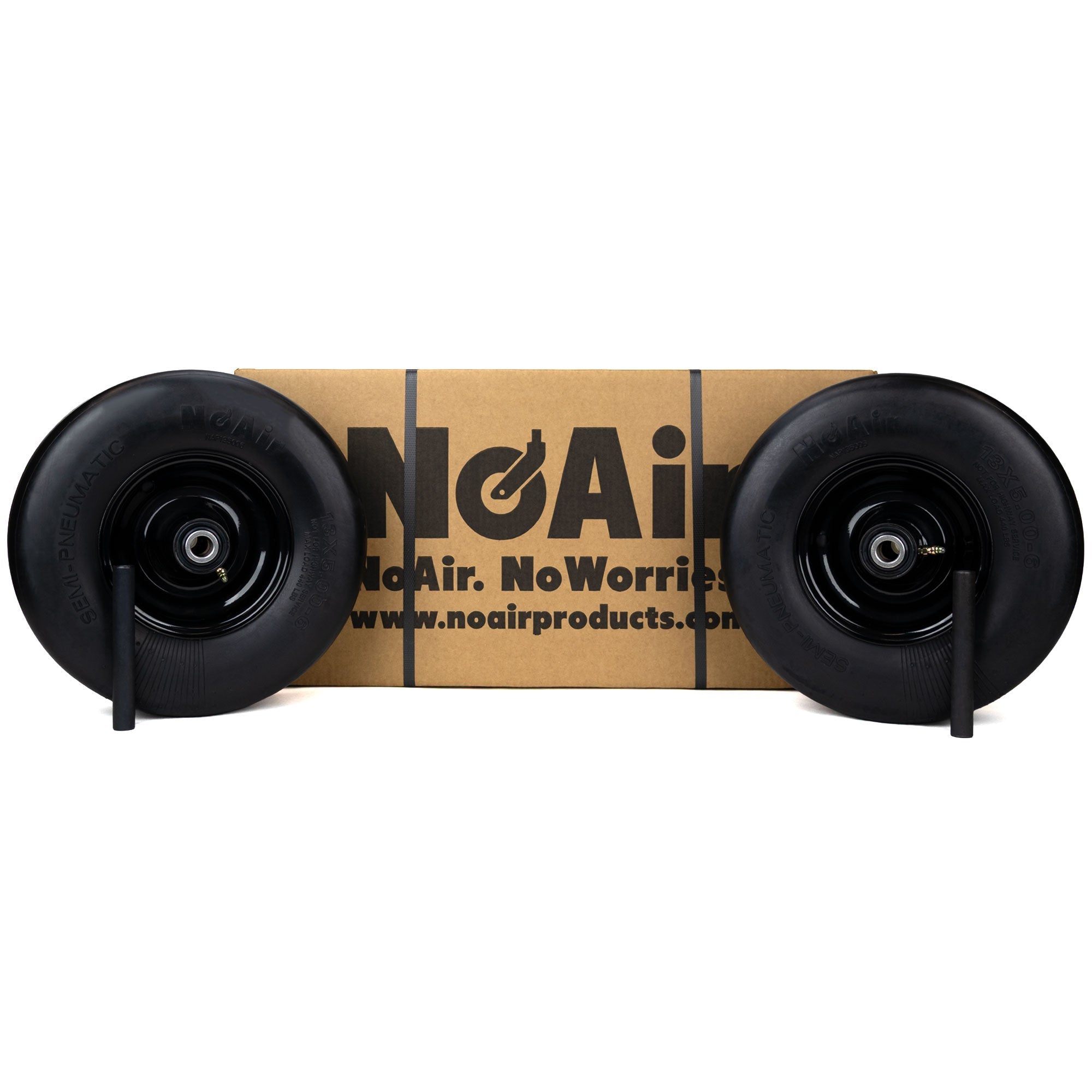 Noa NoAir® (2) Flat Free Tire Assemblies 13x5.00-6 Fits BigDog Alpha