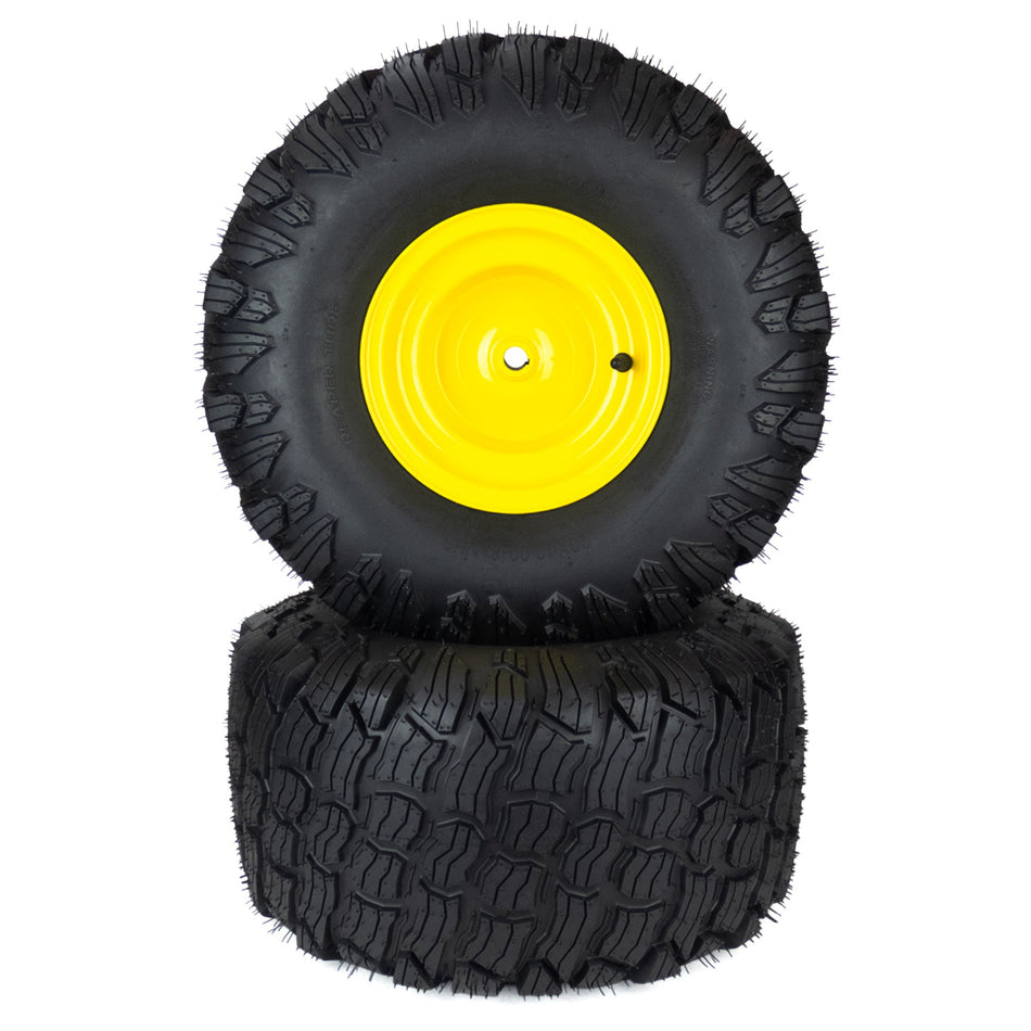 (2) Reaper Turf Tire Assemblies 20x10.00-8 Fits John Deere 100 Series GY20637 GX10364