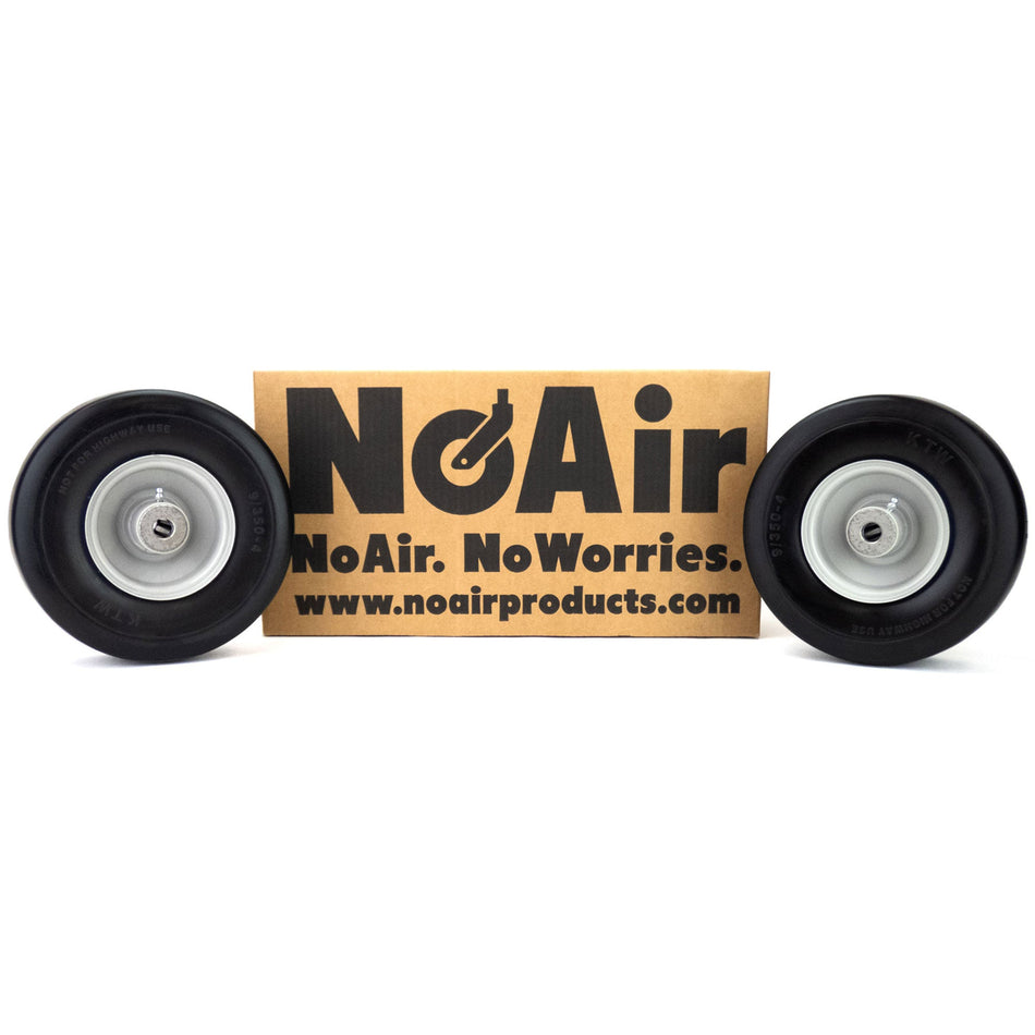 NoAir® (2) Gravely Flat Free Tire Assm 9x3.50-4 Fits Gravely Hydro & Gear Rplc 07100931