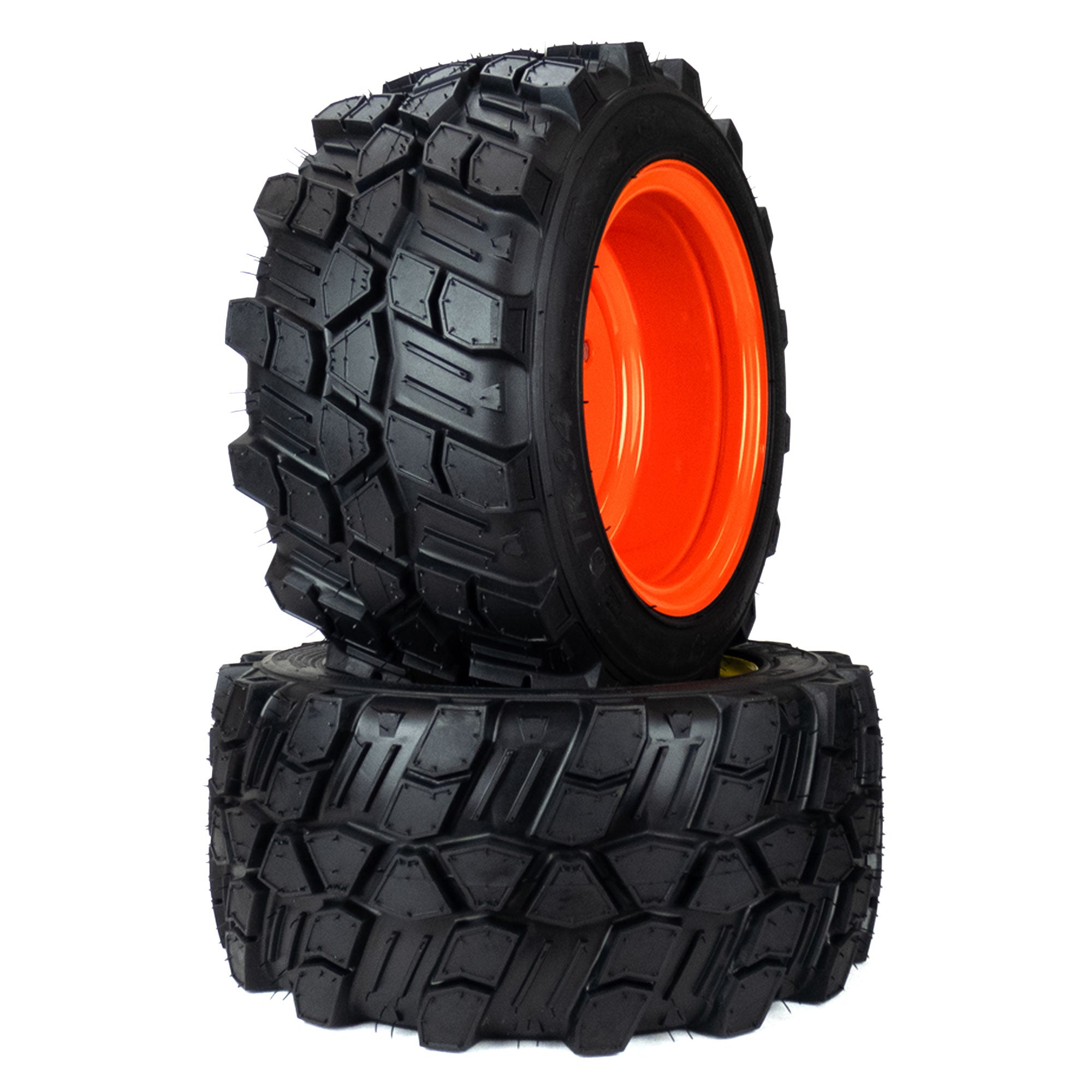2) Aggressive Tire Assemblies 18x8.50-10 Fits Kubota BX Series