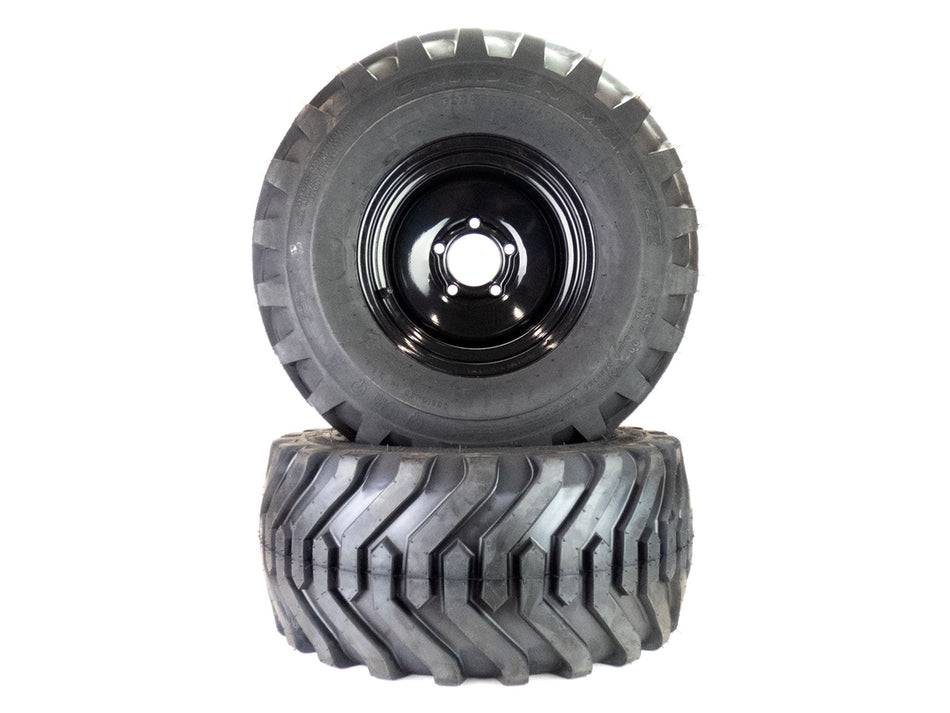 (2) Industrial Tire Assemblies 26x12.00-12 Fits Gravely Pro-Turn 500 600 60" 72" 07101401