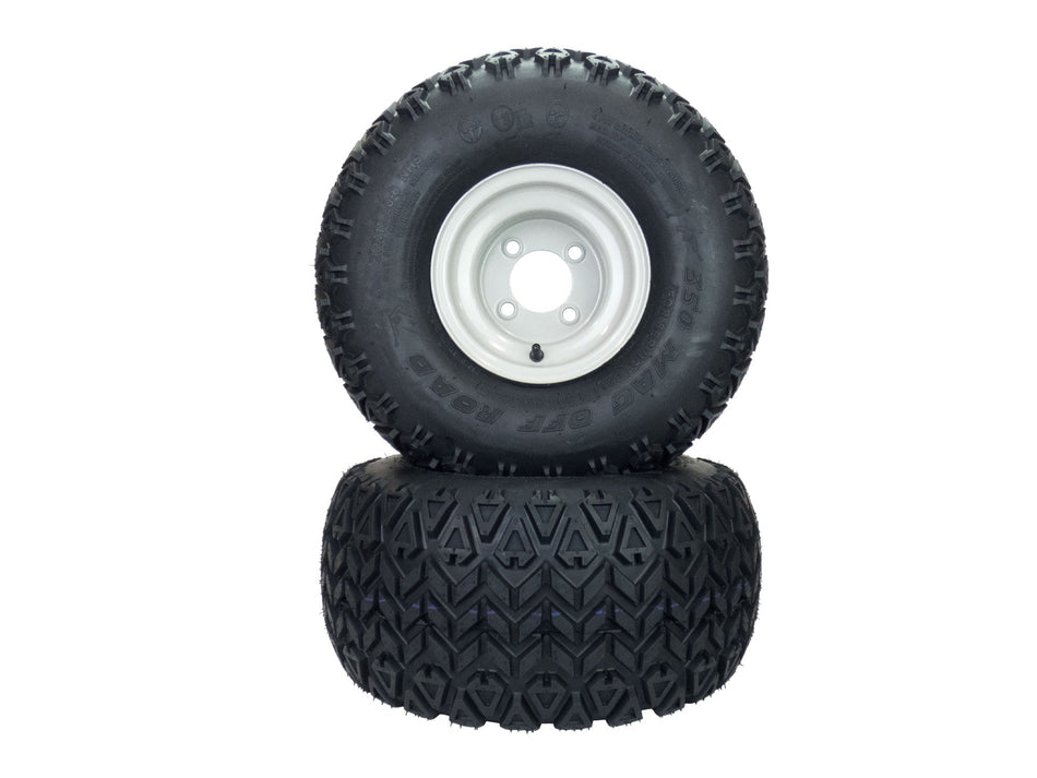 (2) All Terrain Tire Assemblies 20x10.00-8 Fits Gravely Ariens ZT XL Zoom 48" 54" 07100513