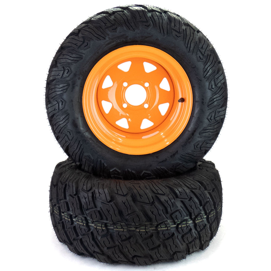(2) Reaper Turf Tire Assemblies 23x10.50-12 Fits Scag Cougar Tiger Cub 52" 482413