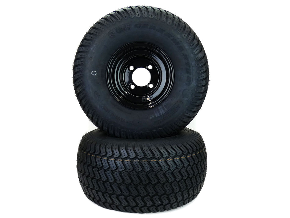 (2) Turf Tire Assemblies 20x10.00-8 Fits Gravely Ariens ZTX  ZT XL Ikon Onyx 48" 52" 60" 07101429