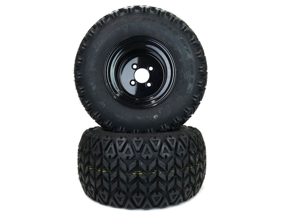 (2) All Terrain Tire Assemblies 22x11.00-10 Fits Gravely Ariens Pro-Turn Z ZX Apex Zenith 52" 60"