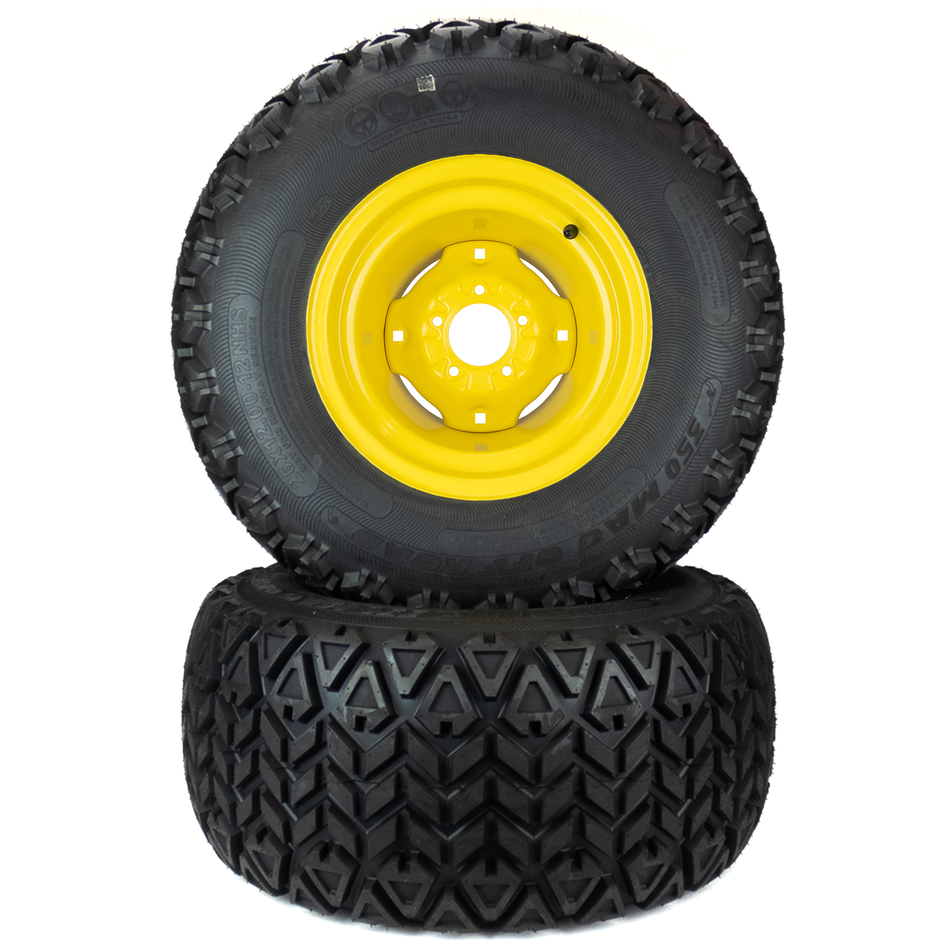 (2) All Terrain Tire Assy fits John Deere 26x12.00-12 Replaces M121628
