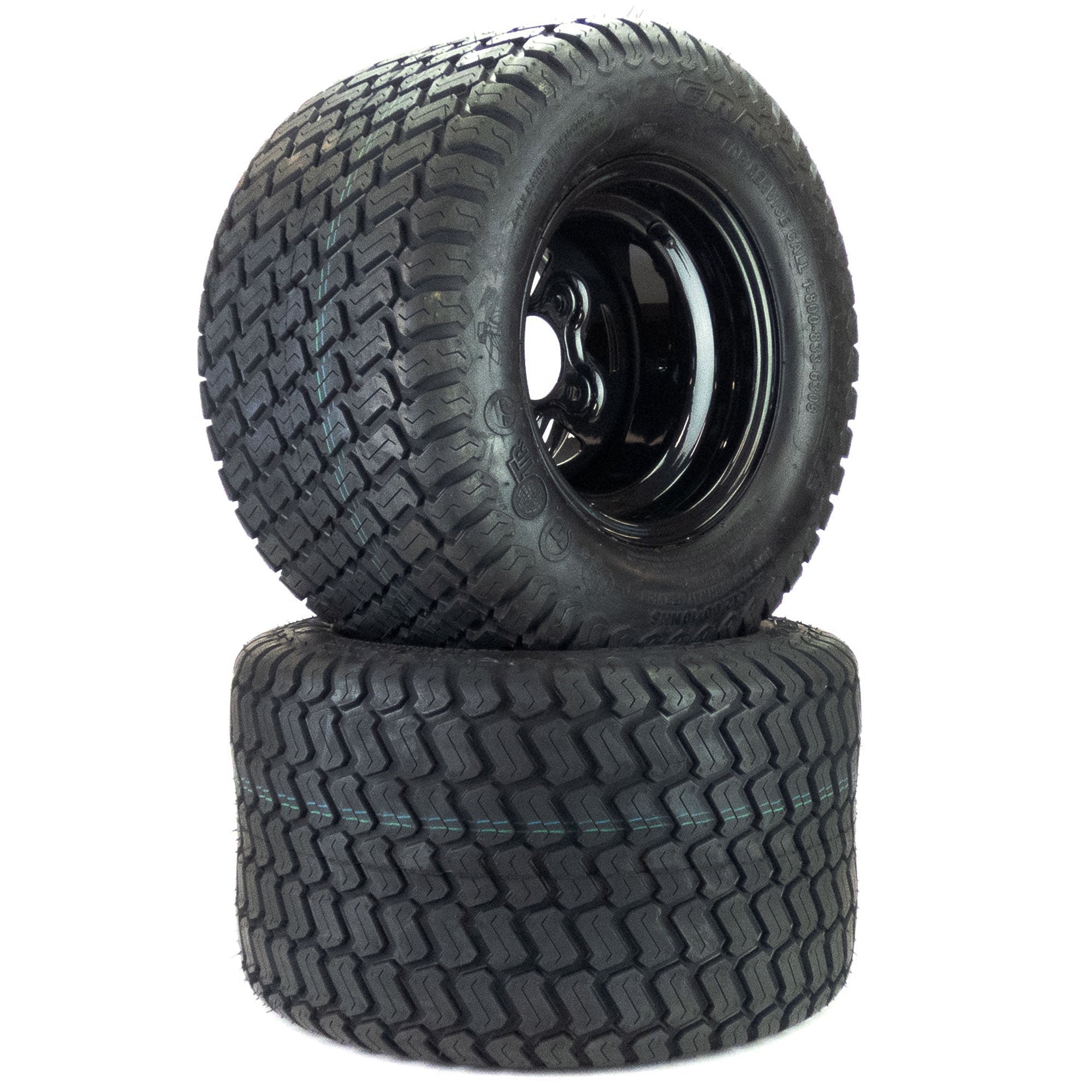 2) Turf Tire Assemblies 20x12.00-10 Fits Cub Cadet ZT2 50