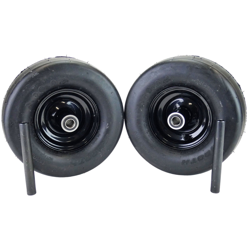 (2) Pneumatic Tire Assemblies 11x6.00-5 Fits Cub Cadet ZT1 634-05664