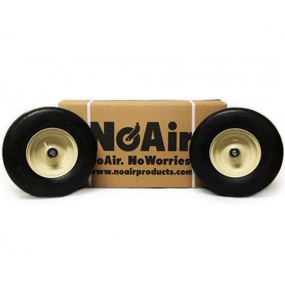 NoAir® (2) Flat Free Tire Assemblies 13x5.00-6 Fits Grasshopper 603295