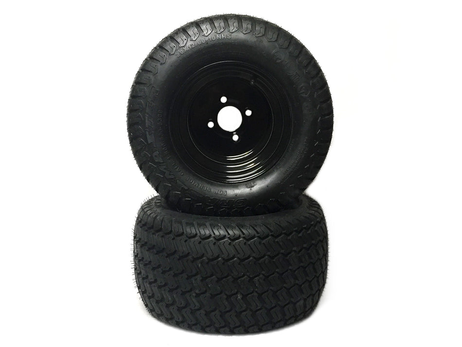 (2) Wheel and Tire Assemblies for Bad Boy ZT Avenger 20x12.00-10 022-0008-00