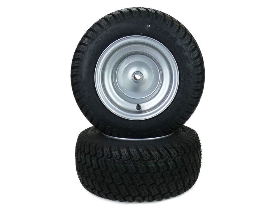 (2) Pneumatic Tire Assemblies 16x6.50-8 Fits Hustler Dash 42" Replaces 606987