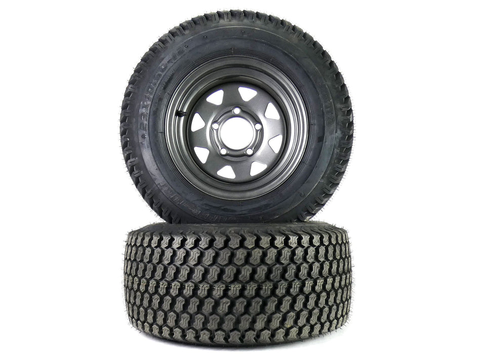(2) Super Turf Tire Assemblies 23x10.50-12 Compatible With Gravely 100 48" 52" 60" 07101116