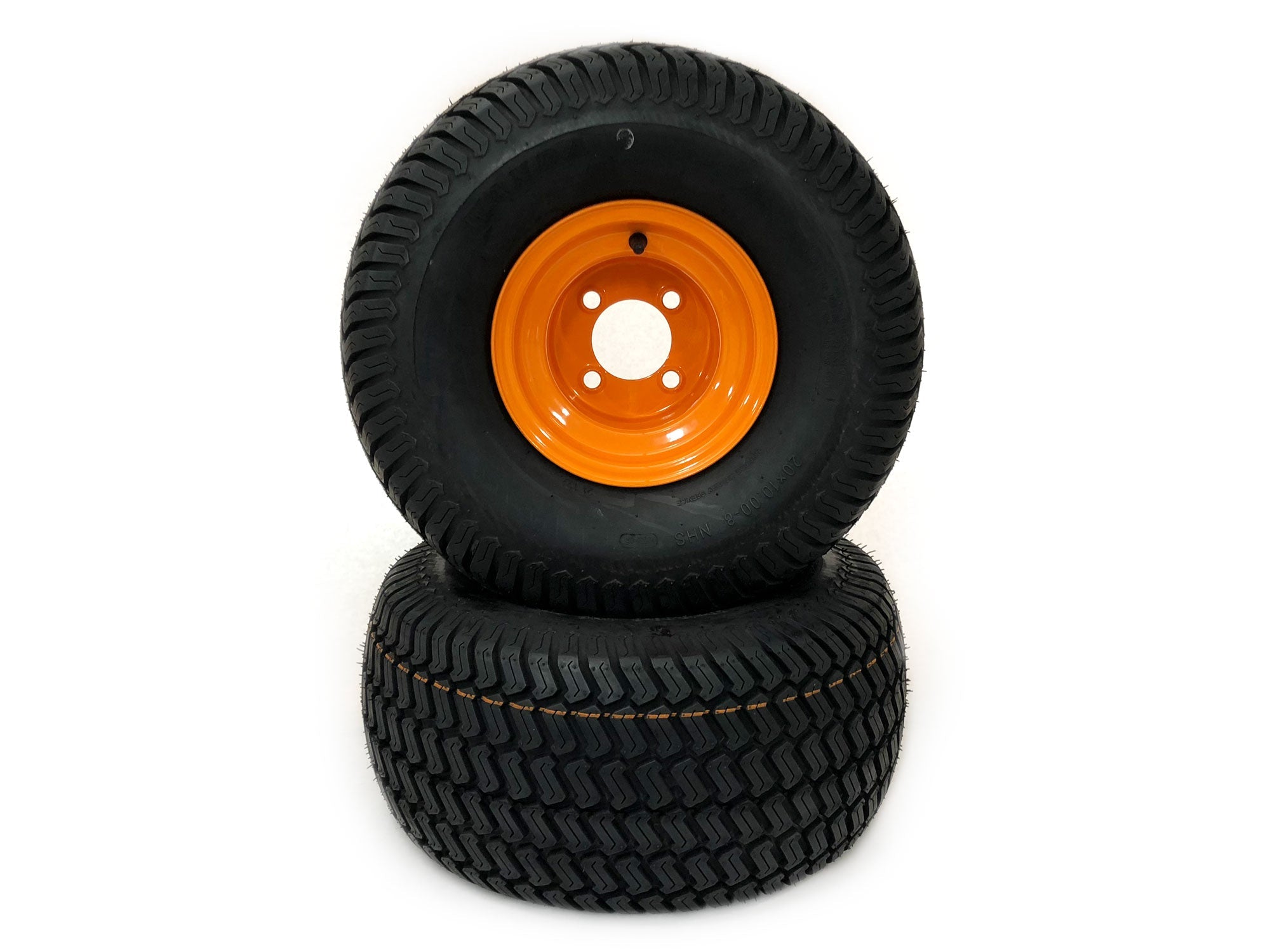 eRiNGo　0226 2) Turf Tire Assemblies 20x10.00-8 Fits Scag Freedom Z 48