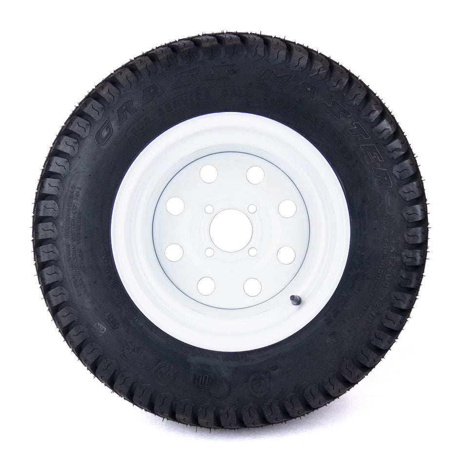 (1) Rear Tire Assembly 24x12.00-12 White Fits Lazer Z & More 109-8972, 109-3156