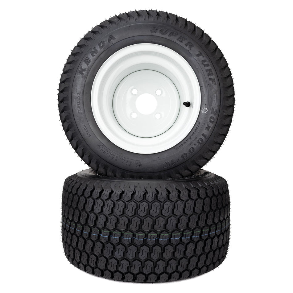 Super Turf Tire Assemblies 20x10.00-10 Country Clipper Boulevard 48" D3353