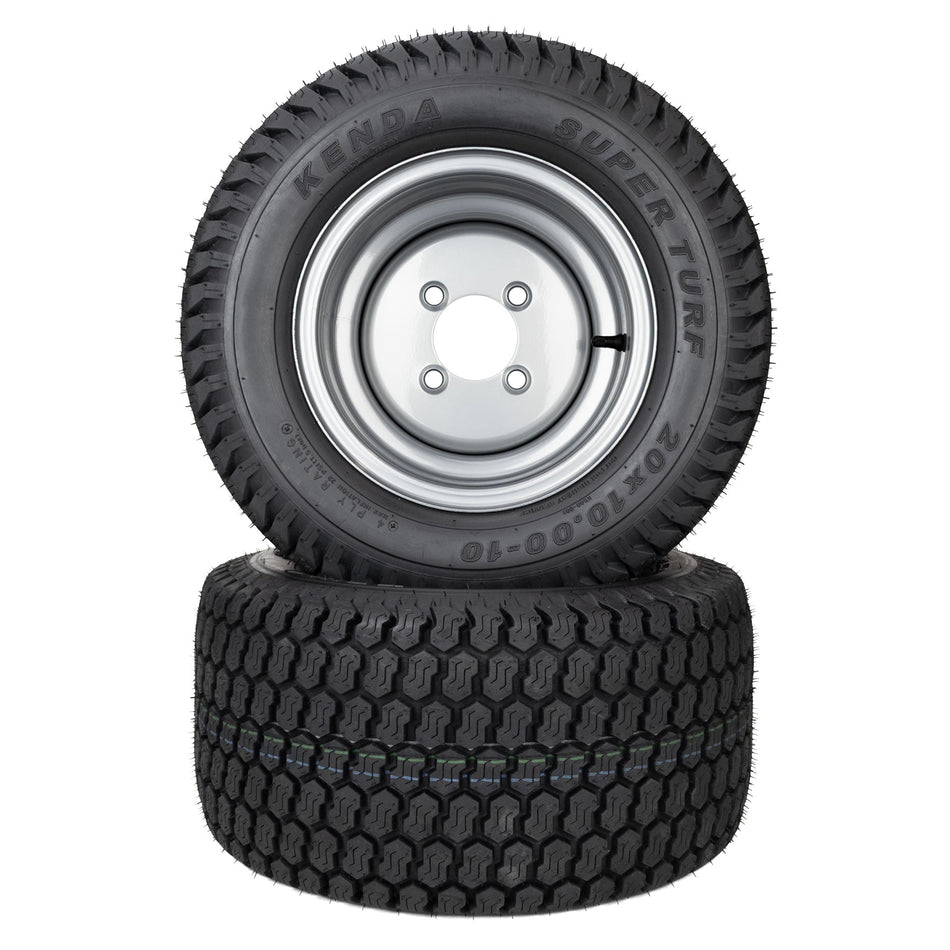 Super Turf Tire Assemblies 20x10.00-10 Fits Hustler Fastrak SD 48 54 600668