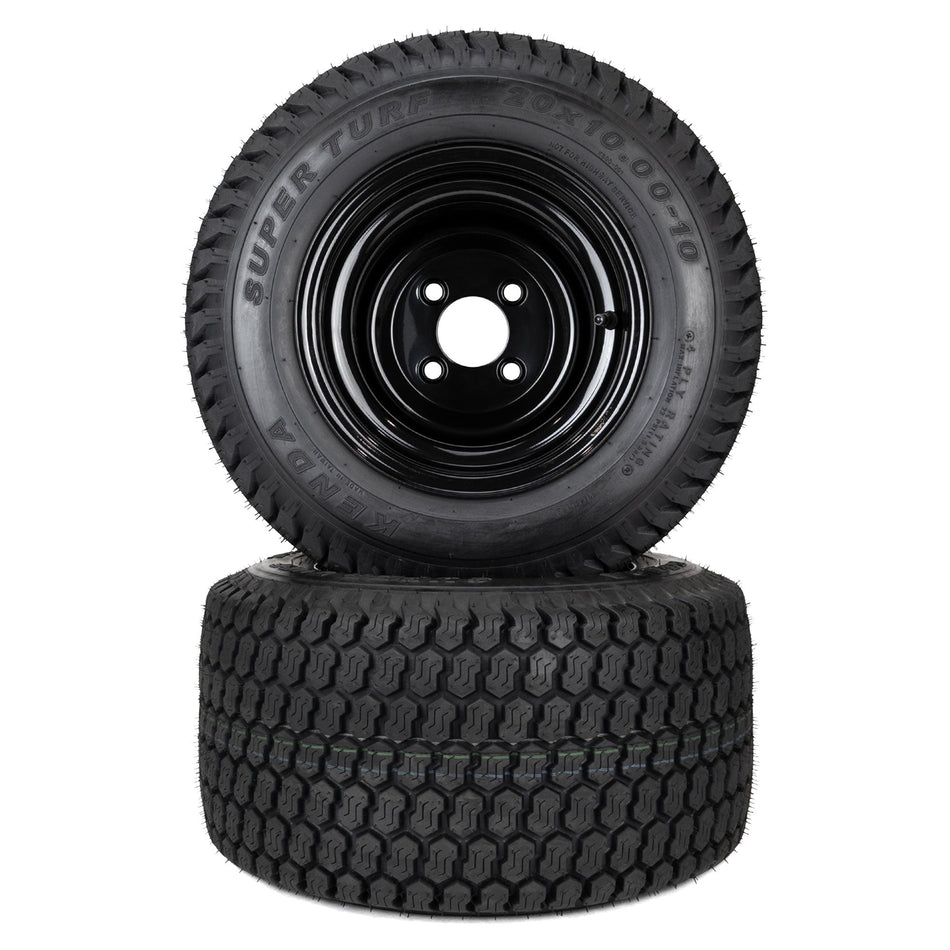 Super Turf Tire Assemblies 20x10.00-10 Fits Scag Liberty 485948