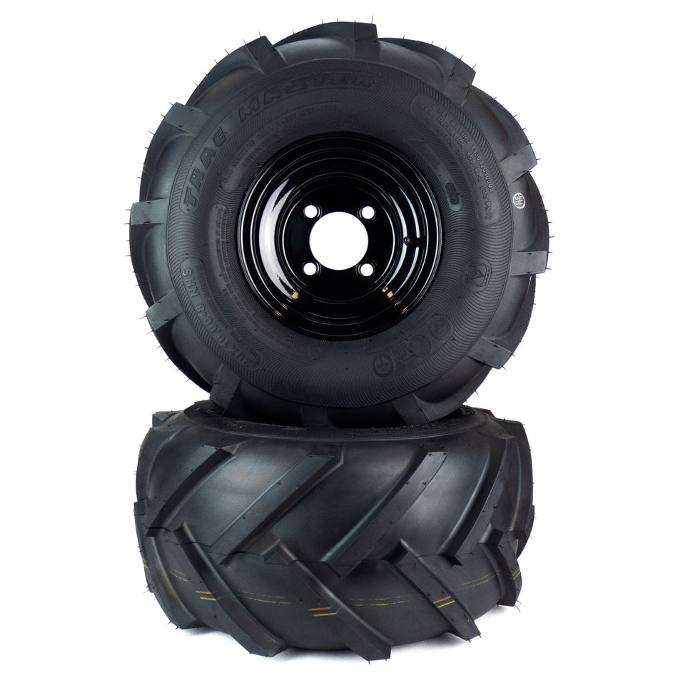 (2) Aggressive Tire Assemblies 20x10.00-8 Fits Gravely Ariens ZT XL 48" 52" 60" ZTX Stealth 52" Ikon Onyx 52" 07101426