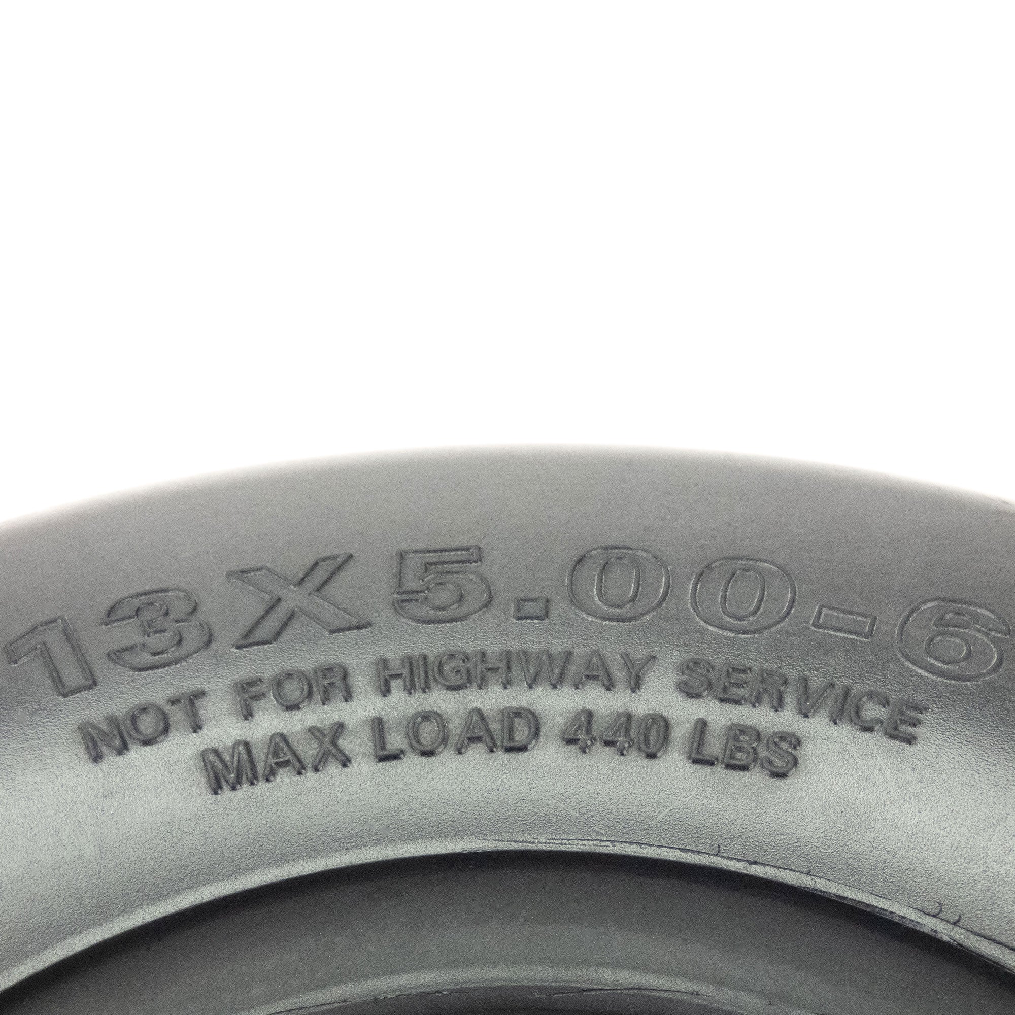 NoAir® (2) Flat Free Tire Assemblies 13x5.00-6 Fits Exmark Lazer Z