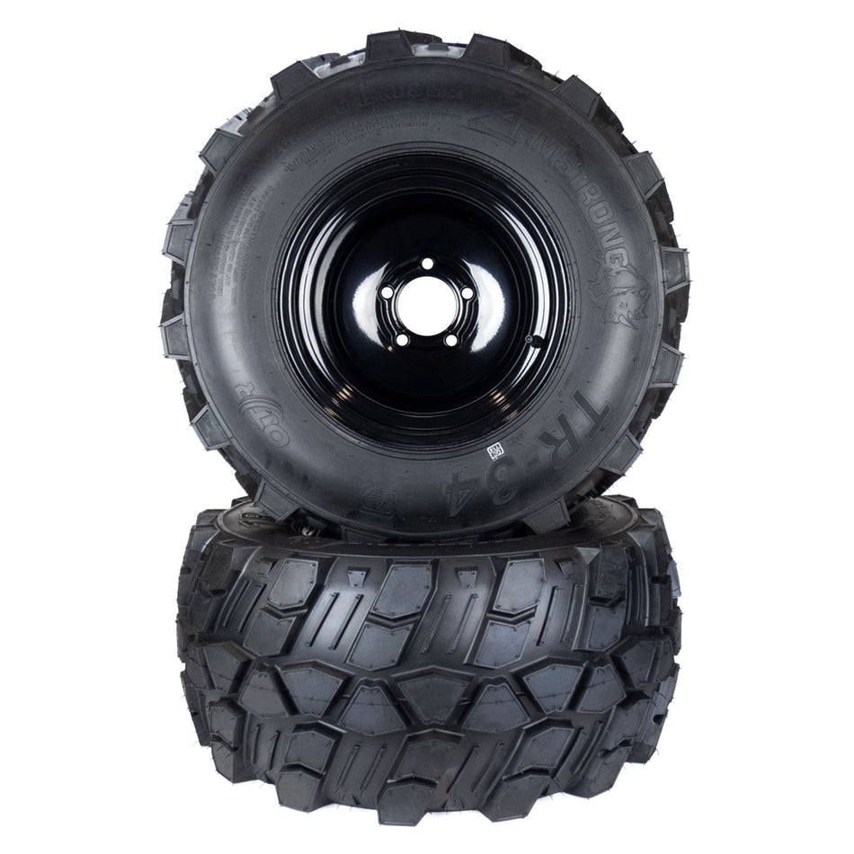 (2) Aggressive Tire Assemblies 26x12.00-12 Fits Ferris IS3100Z IS3200Z IS3300Z 5108784