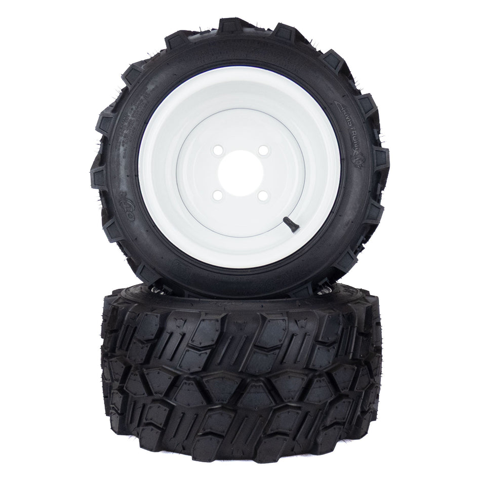 (2) Aggressive Tire Assemblies 18x8.50-10 Fits Walker S B C D T 5075-3