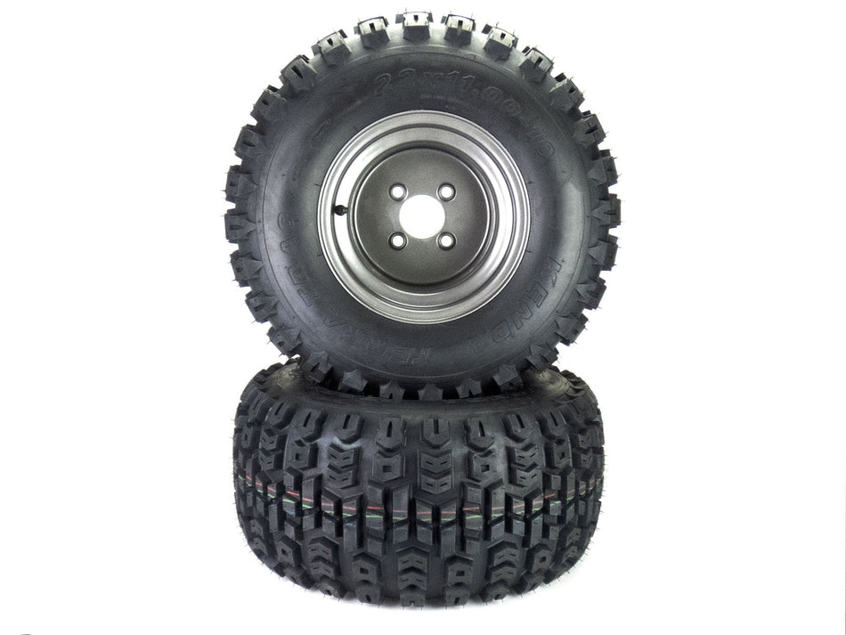 (2) All Terrain Tire Assemblies 22x11.00-10 Fits Gravely Ariens HD ZX Apex Zenith 52" 60" 79108900