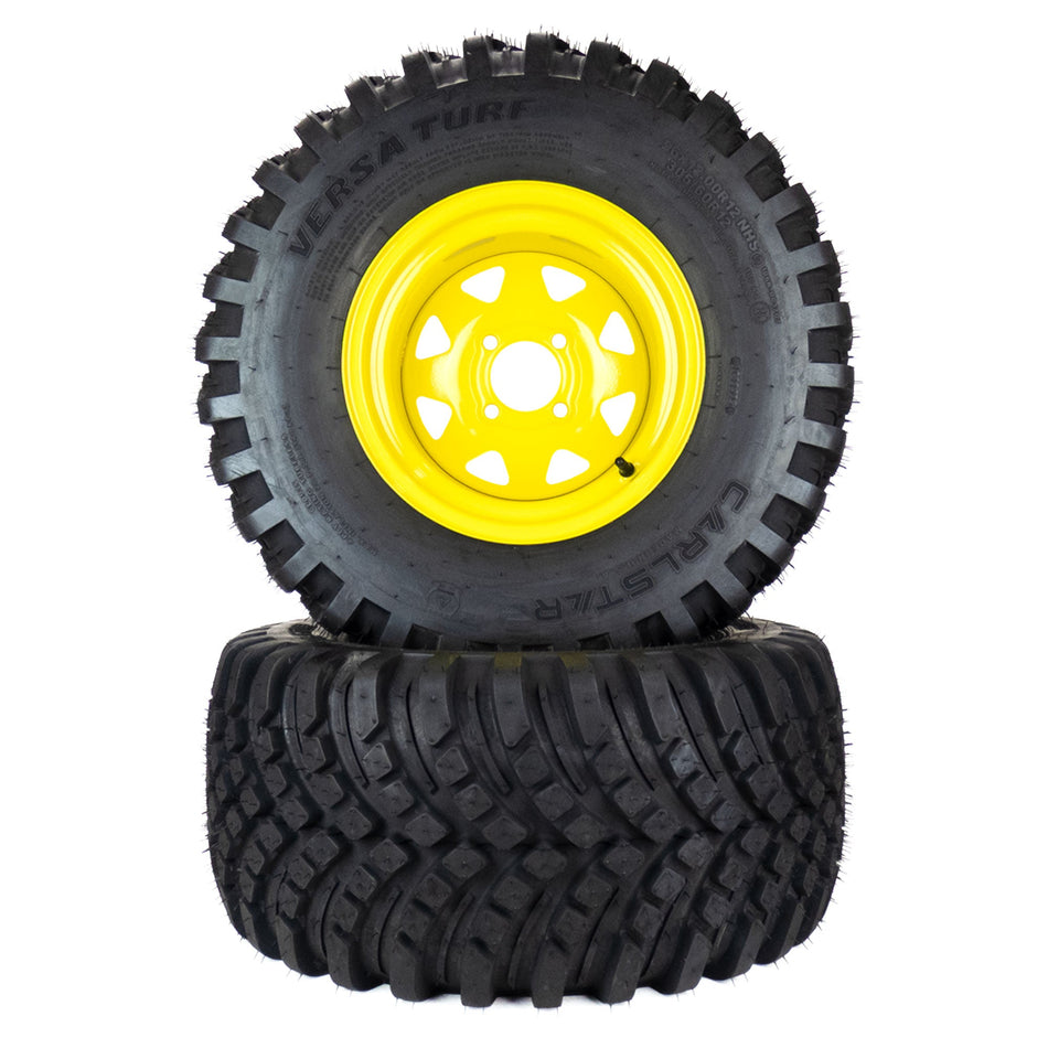 (2) Versa Turf Tire Assemblies 26x12.00-12 Fits John Deere ZTrak 997R TCA20130