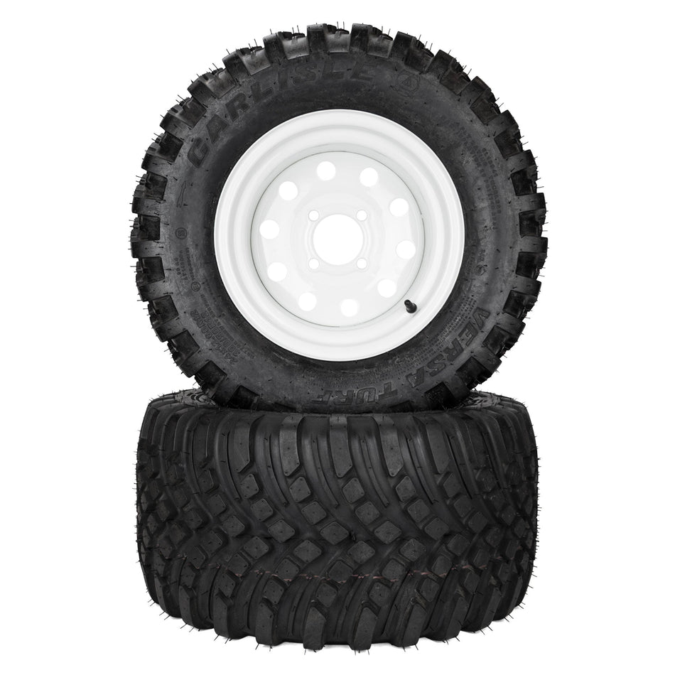 (2) Versa Turf Tire Assemblies 24x12.00-12 Fits Exmark Toro Lazer Z 109-8972