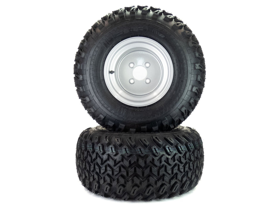 (2) All Terrain Tire Assemblies 22x11.00-10 Fits Hustler Raptor SDX 54" 60" 607099