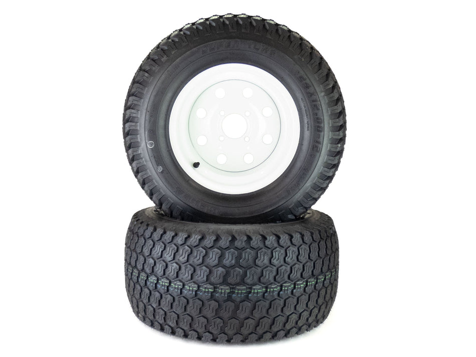 (2) Super Turf Tire Assemblies 24x12.00-12 Fits Toro Exmark 109-8972 - 109-3156