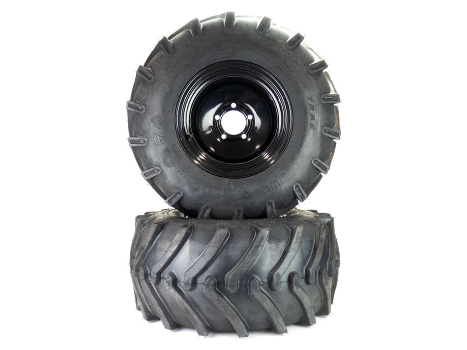 (2) Lawn Trac Tire Assemblies 26x12.00-12 Fits Bad Boy Rogue 54" 022-4091-00