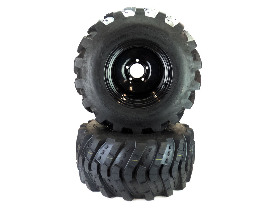 (2) Aggressive Tire Assemblies 26x12.00-12 Fits Bad Boy Renegade Rogue 61" 72" 022-4090-00